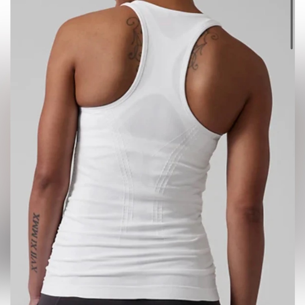 Athleta Speedlight White Racerback Tank - Picture 7 of 7